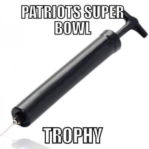 Super Bowl trophy e1421843691344 32 Best Memes of the New England Patriots Allegedly Cheating With Deflated Balls