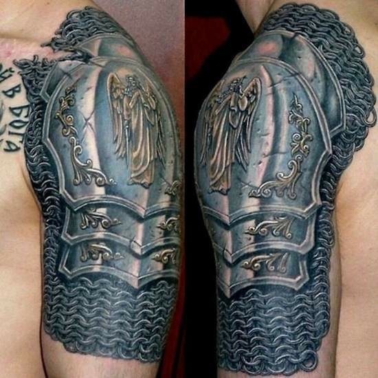 Tattoo armor broken by scar