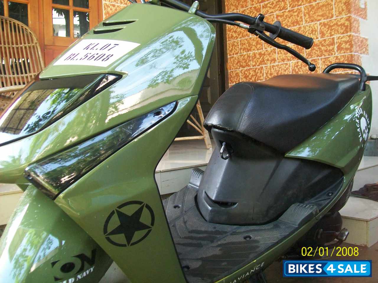 Miltary Green Honda Dio Picture 1