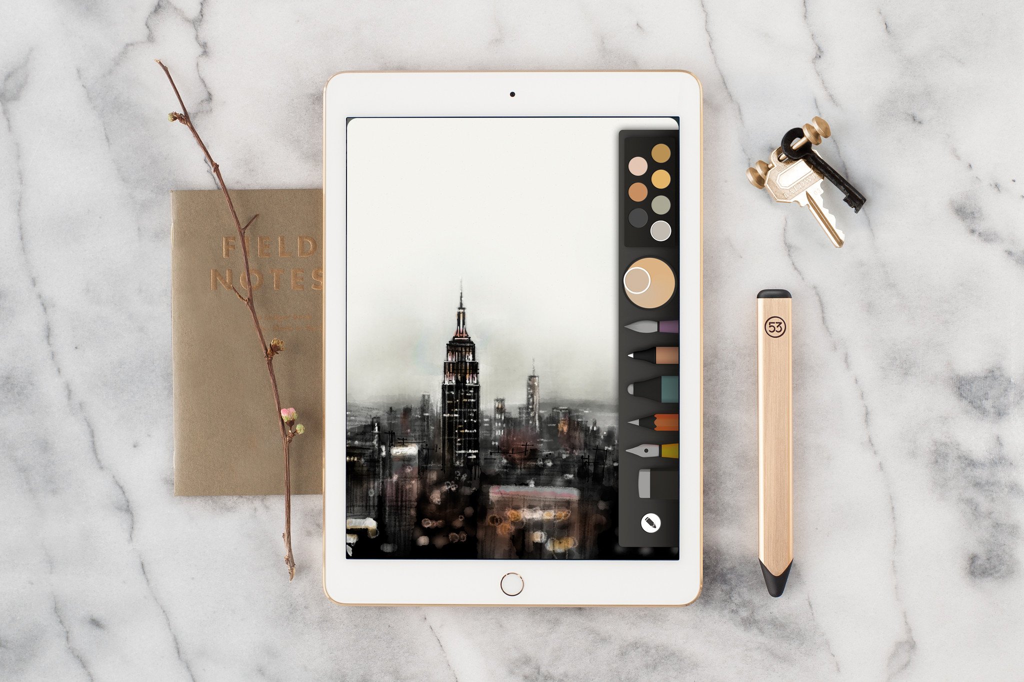 FiftyThree announces gold version of their Pencil stylus
