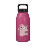 Cute Cartoon Dancing Pig 16oz Water Bottle