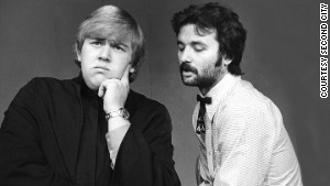 John Candy and Bill Murray perform as cast members of Second City.