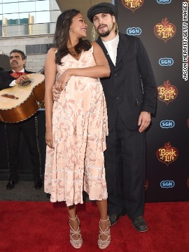 After playing coy about Zoe Saldana's growing baby bump, the actress and husband Marco Perego eventually confirmed that they're expecting.