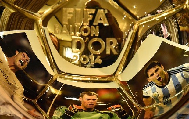Bola de Ouro Cristiano Ronaldo Neuer Messi (Foto: AFP)