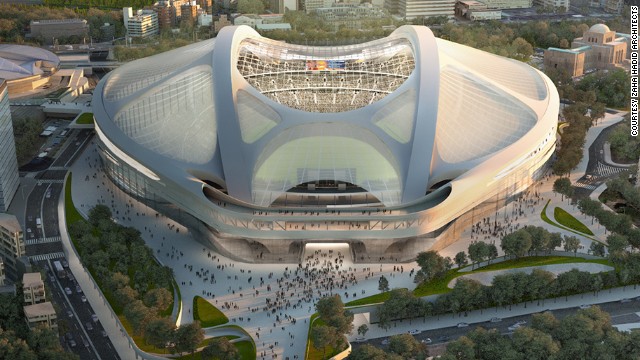 Celebrity Iraqi-born British architect, Zaha Hadid's design for the 2020 Olympic stadium in Tokyo was recently described Japanese architect, Arata Isozaki, as: "A turtle waiting for Japan to sink so that it can swim away." The 83-year-old warned: "Tokyo will surely be burdened with a gigantic white elephant."