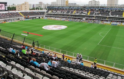 TR Estádio Vila Belmiro dia (Foto: Marcelo Hazan)