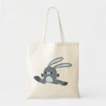 Cute Running Cartoon Rabbit Bag Tote Bag