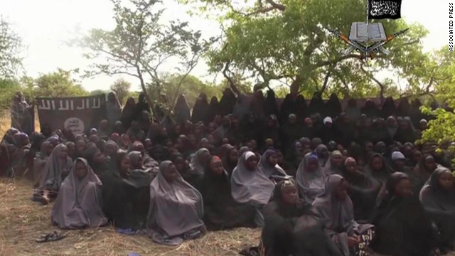 <strong>May 12:</strong> This image, taken from video shot by Boko Haram militants, allegedly shows the Nigerian schoolgirls that the group abducted in April. More than 200 girls were taken, <a href='http://ift.tt/1iGXNz5'>sparking a global outcry.</a> The Islamist militant group, whose name means "Western education is sin," <a href='http://ift.tt/1y7ID1L'>later said it sold most of the girls into slavery.</a>