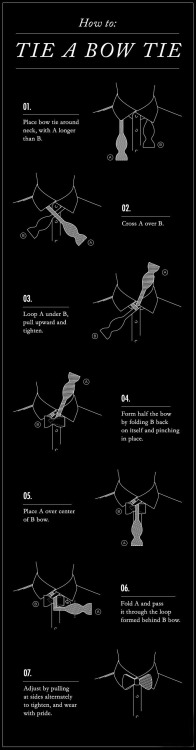 How to tie a bow tieVia