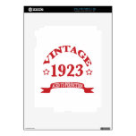 Vintage 1923 Aged to Paerfection Skins For The iPad 2
