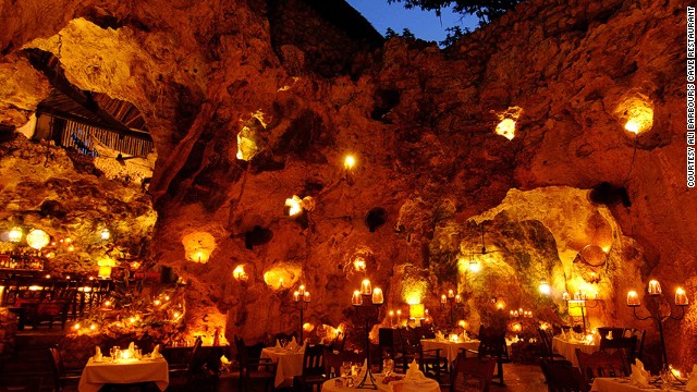 Ali Barbour's Cave restaurant is well-known restaurant situated inside a naturally-sculpted coral cave 10 meters below ground level.