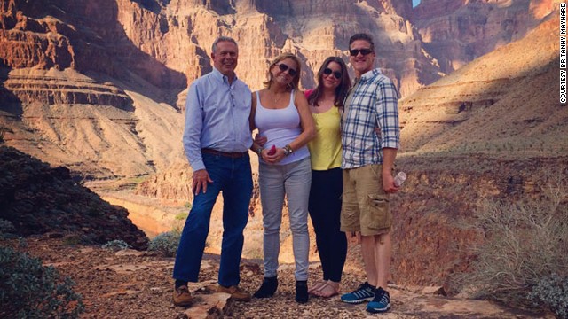 Brittany Maynard, second from right, visits the Grand Canyon with her family in October. Maynard, a 29-year-old terminally ill woman who plans to take her own life, said the Grand Canyon was the last item on her bucket list. Click through to see more photos of Maynard's life.