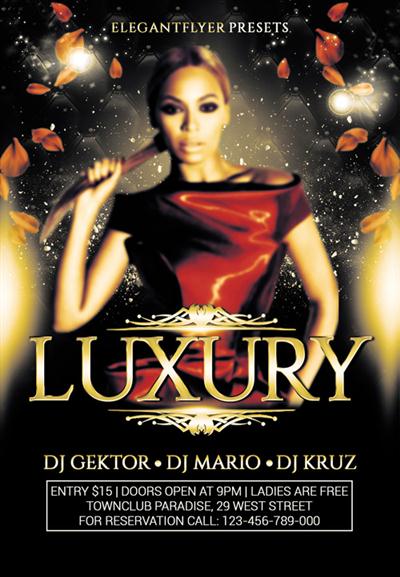 Flyer Template - Luxury Party