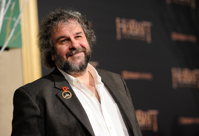 Peter Jackson arrives at the Los Angeles premiere of "The Hobbit: The Battle Of The Five Armies" at the Dolby Theatre on Tuesday, Dec. 9, 2014.