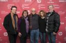 From left to right, Author/producer Lawrence Wright, former Scientology church member Spanky Taylor, director Alex Gibney, Sara Bernstein, Senior Vice President of Programming for HBO Documentaries and former Scientology church member Mike Rinder attend the premiere of "Going Clear: Scientology and the Prison of Belief" during the 2015 Sundance Film Festival on Sunday, Jan. 25, 2015, in Park City, Utah. (Photo by Arthur Mola/Invision/AP)