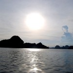 Fotos Bahía de Ha Long en Vietnam, puesta de sol