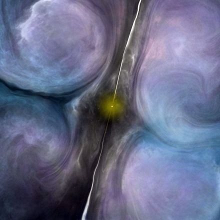 Suffocating Star Formation around a Supermassive Black Hole