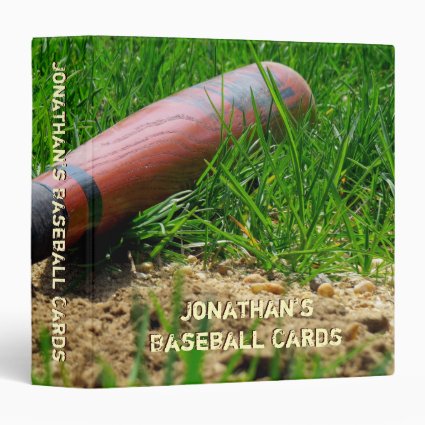 Baseball Season Custom 3 Ring Binders
