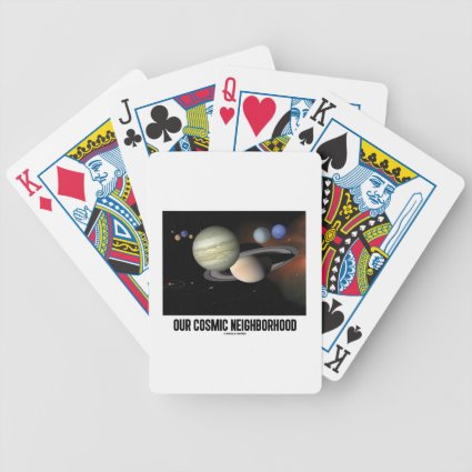 Our Cosmic Neighborhood (Solar System) Deck Of Cards