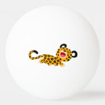 Cute Cartoon Facetious Leopard Ping Pong Ball