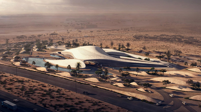 Заха Хадид построит футуристическое здание в арабской пустыне