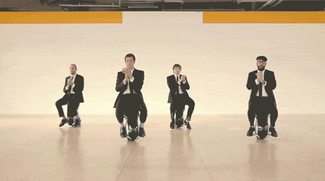 OK Go's New Video Is a Spectacular Self-Balancing Unicycle Ride