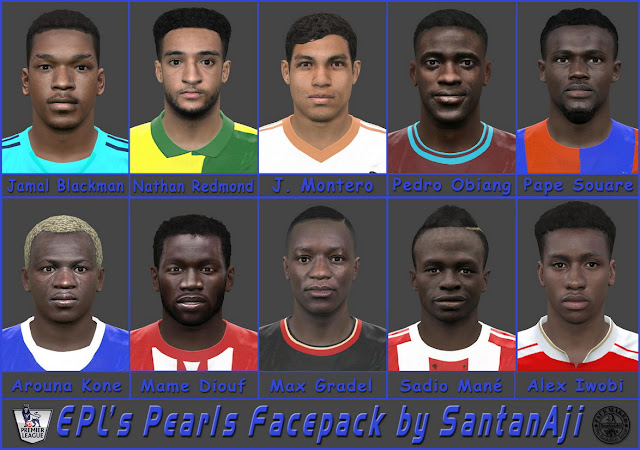 PES 2016 EPL Facepack
