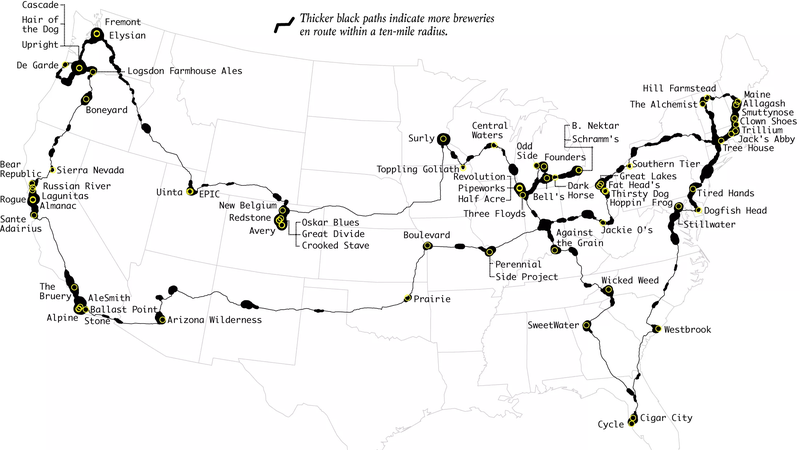 Visit the Best Breweries in the US in One Road Trip