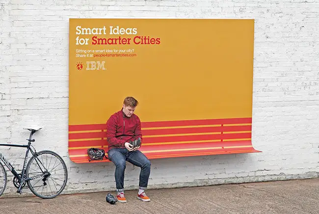 IBM-Turns-Its-Ads-Into-Useful-Urban-Furniture