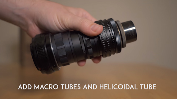 mounting a large format lens to mirrorless camera