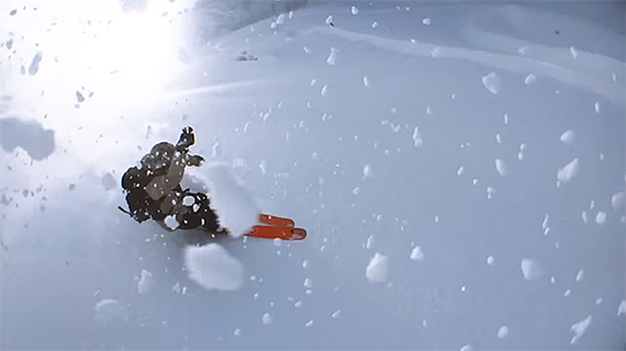 slow motion ski photo