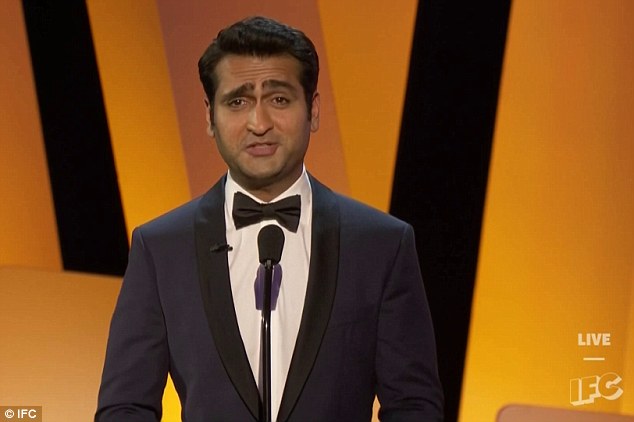 Kate's co-host Kumail Nanjiani couldn't hide his surprise when he said dryly: 'I did not think that was how that was going to end'