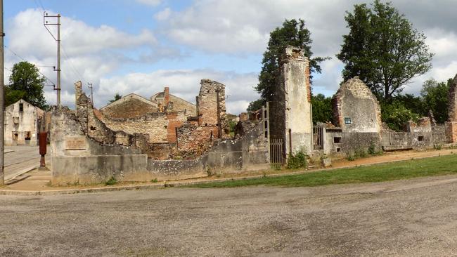 Ruins line the streets. Picture: oradour.info