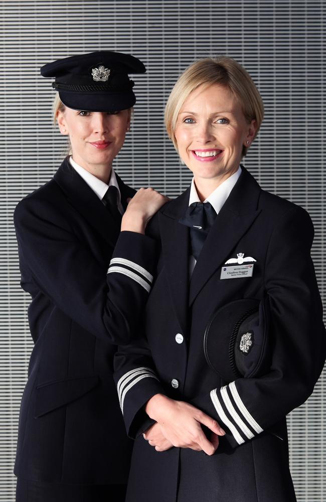 Aoife Duggan (on the left). Picture: Nick Morrish/British Airways