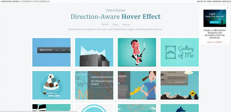 Direction-Aware-Hover-Effect