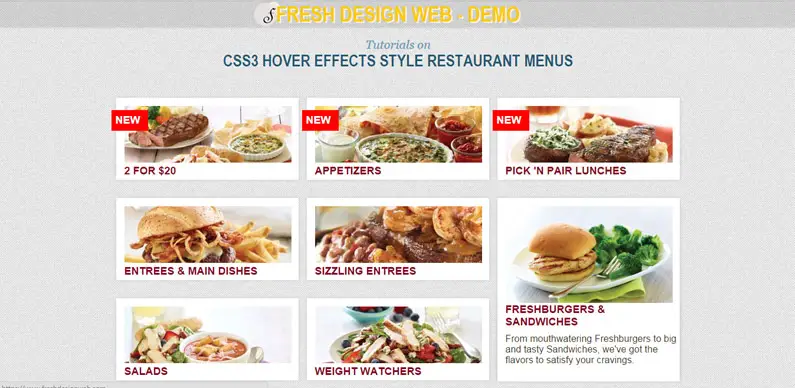 CSS3-Hover-Effects-Style-Restaurant-Menus