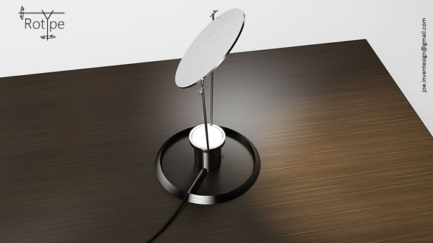RotYpe Lamp Design by Joe Sardo