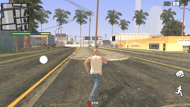 remove borders of all the buttons used to play GTA SA Android. 