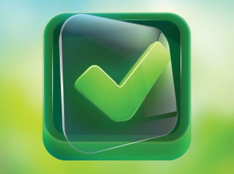 App-Icon-Design---Clear-Green-Check-on-Glass