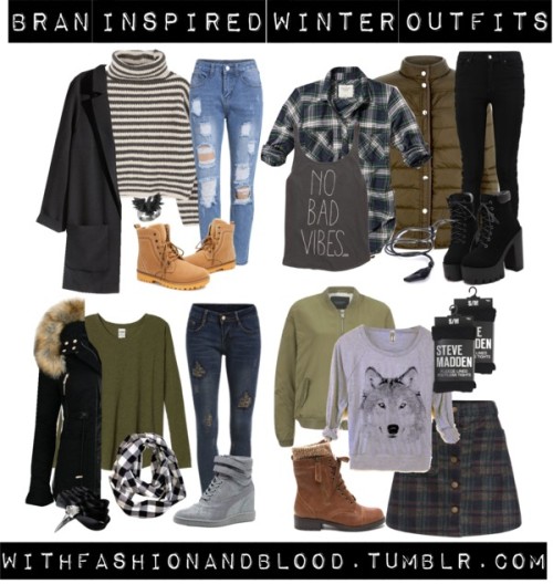 Bran inspired winter outfits by withfashionandblood featuring...