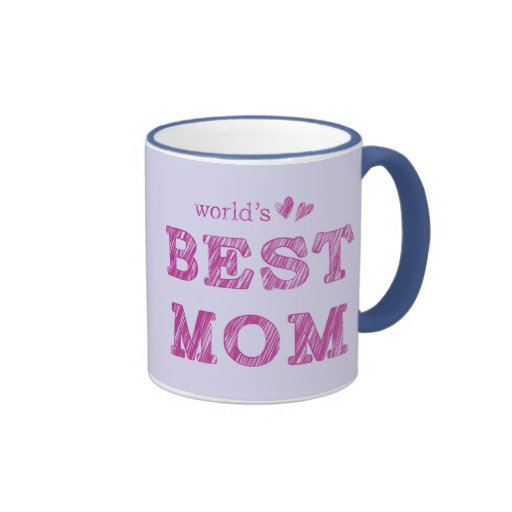 World's Best Mom Ringer Mug