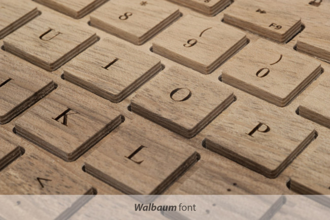 Oree Keyboard Font Walbaum 1024x1024