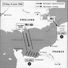 Map of the D-Day Invasion [640x683]