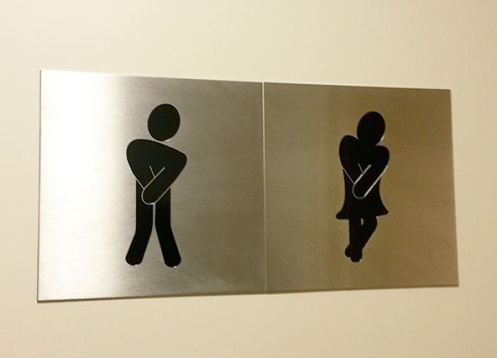 Most Accurate Toilet Door Sign Ever