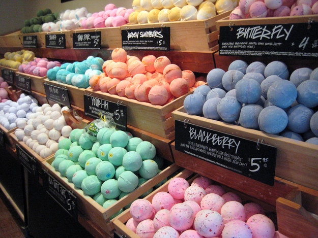 If you're not already familiar, these are Lush bath bombs.