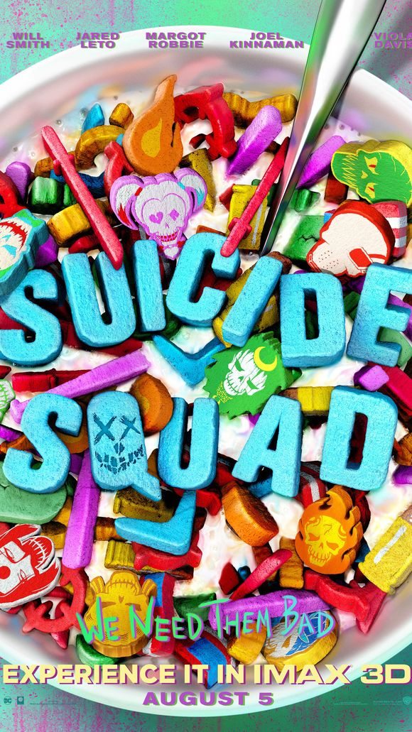 Poster IMAX de Suicide Squad (Escuadrón Suicida)