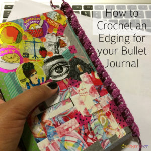 How to Crochet an Edging for your Bullet Journal by Caissa McClinton @artlikebread for @crochetspot - 1