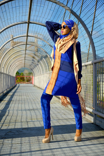 Chi likes to find creative new ways to style her hijab for her professional life.