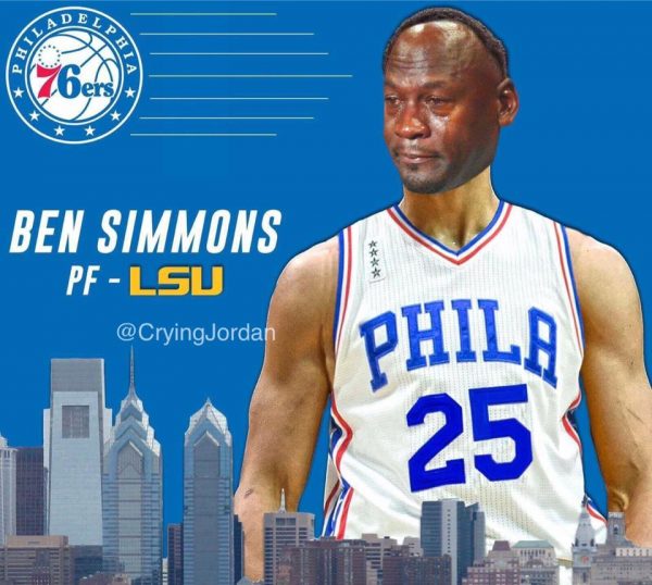 Ben Simmons Crying Jordan