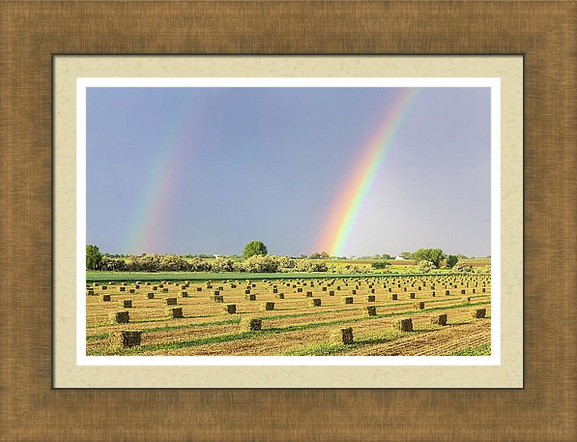 Just Another Country Rainbow Framed Print